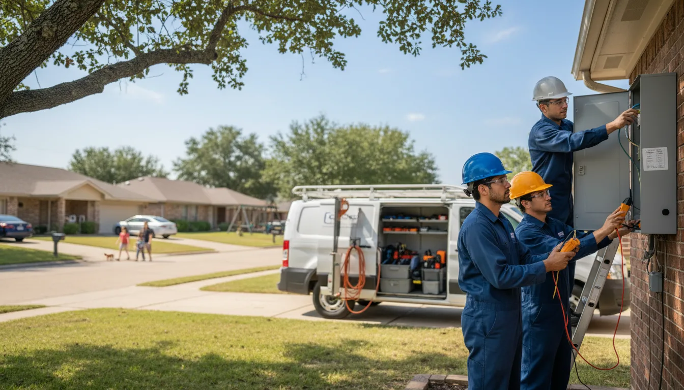 Certified electrician providing emergency electrical services in Culloden, GA